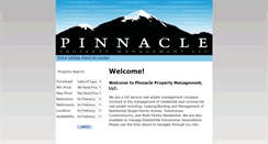 Desktop Screenshot of pinnaclepropertywv.com